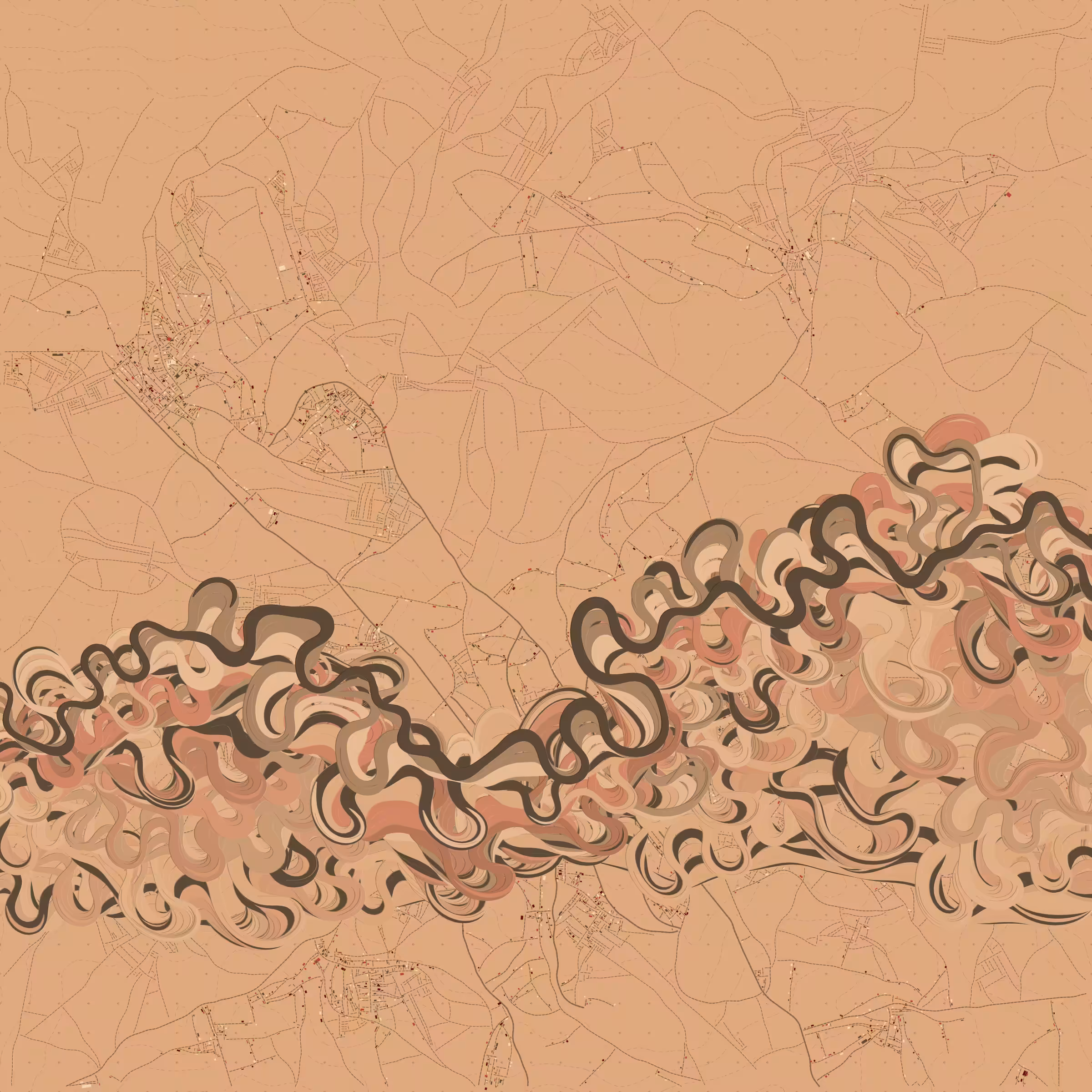 Ancient Courses of Fictional Rivers #163