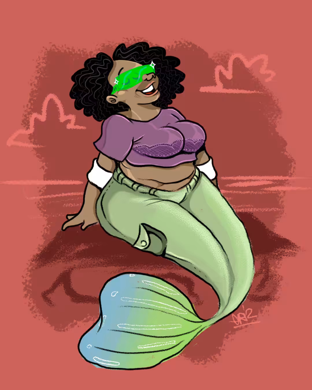 Black Mermaid Hip hop edition