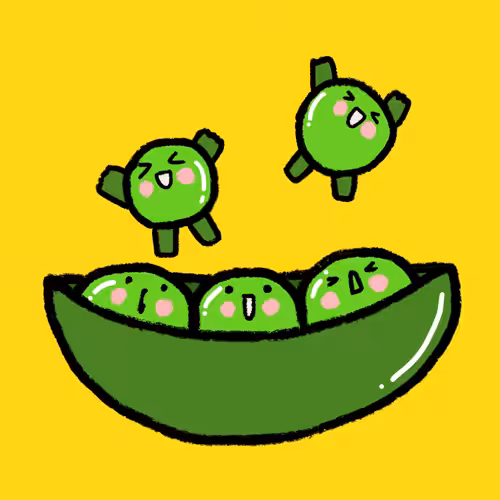 no.15 Little green peas happy gang