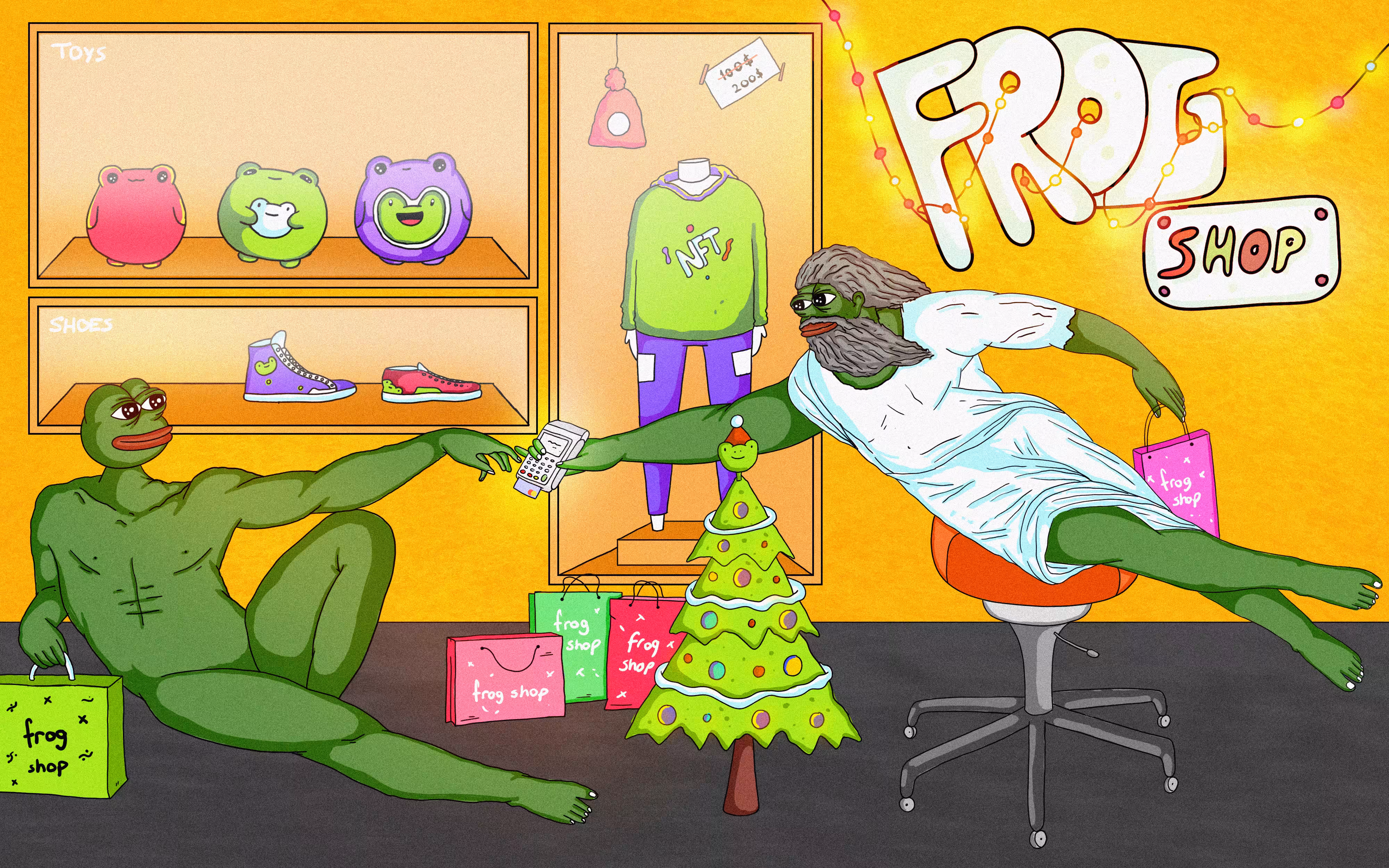 Christmas Shopping 🐸