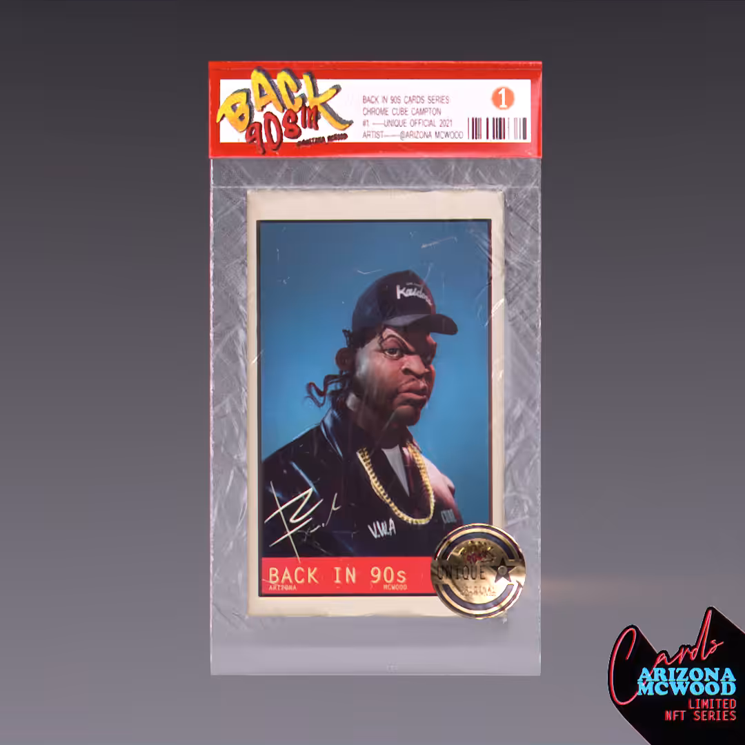 #1 UNIQUE CARD CUBE CAMPTON, BACKIN90S CARDS COLLECTIBLE
