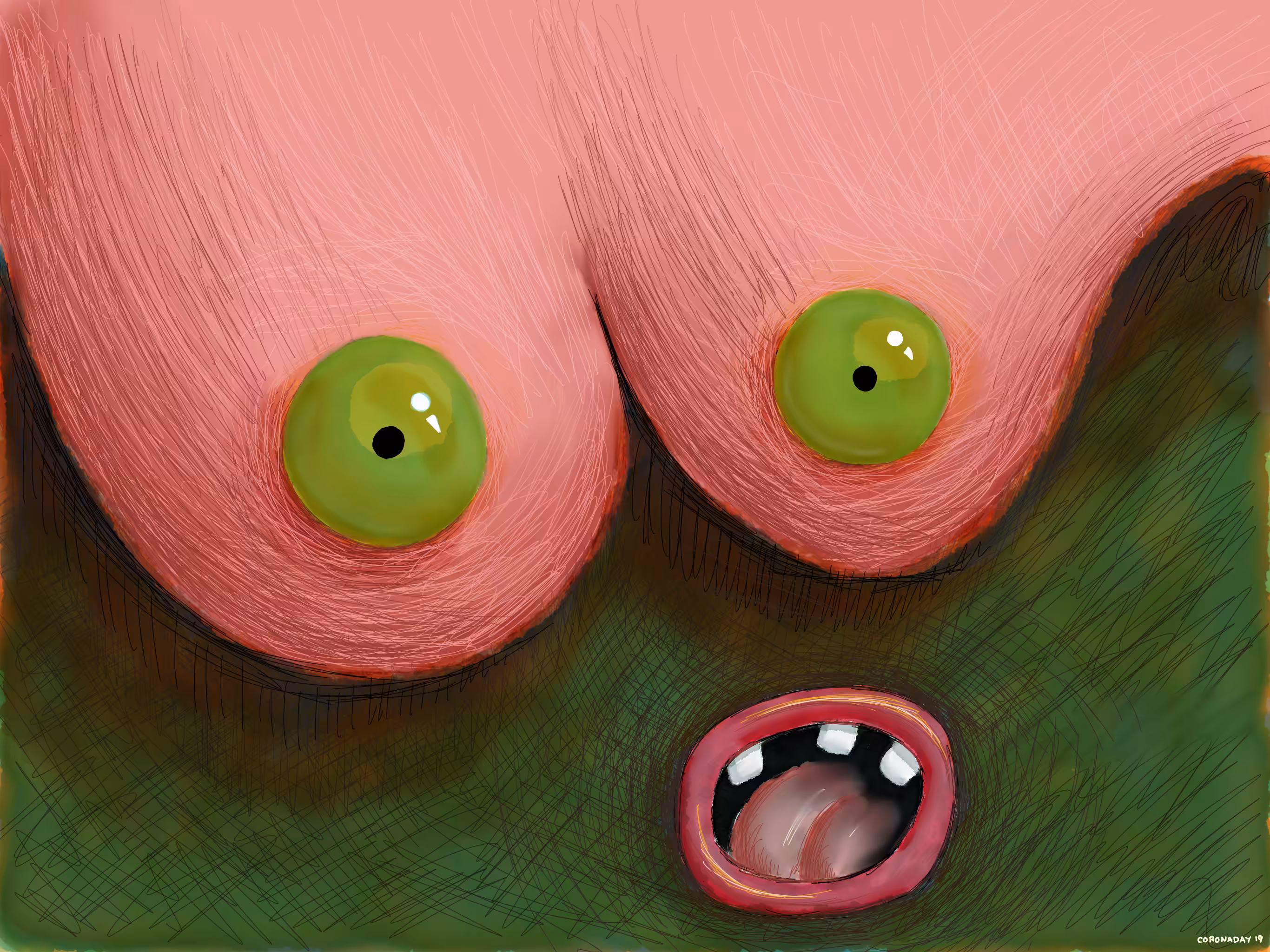 Coronaday Sketch 19: Eyes