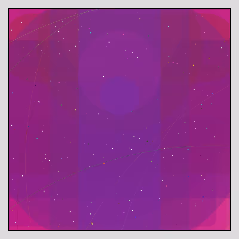 Color Field Starry B #81