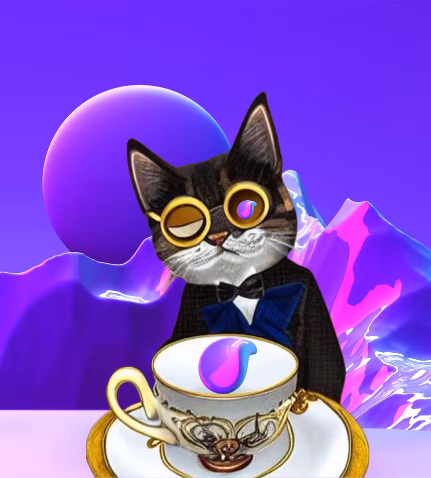 Spaced Tea Cat
