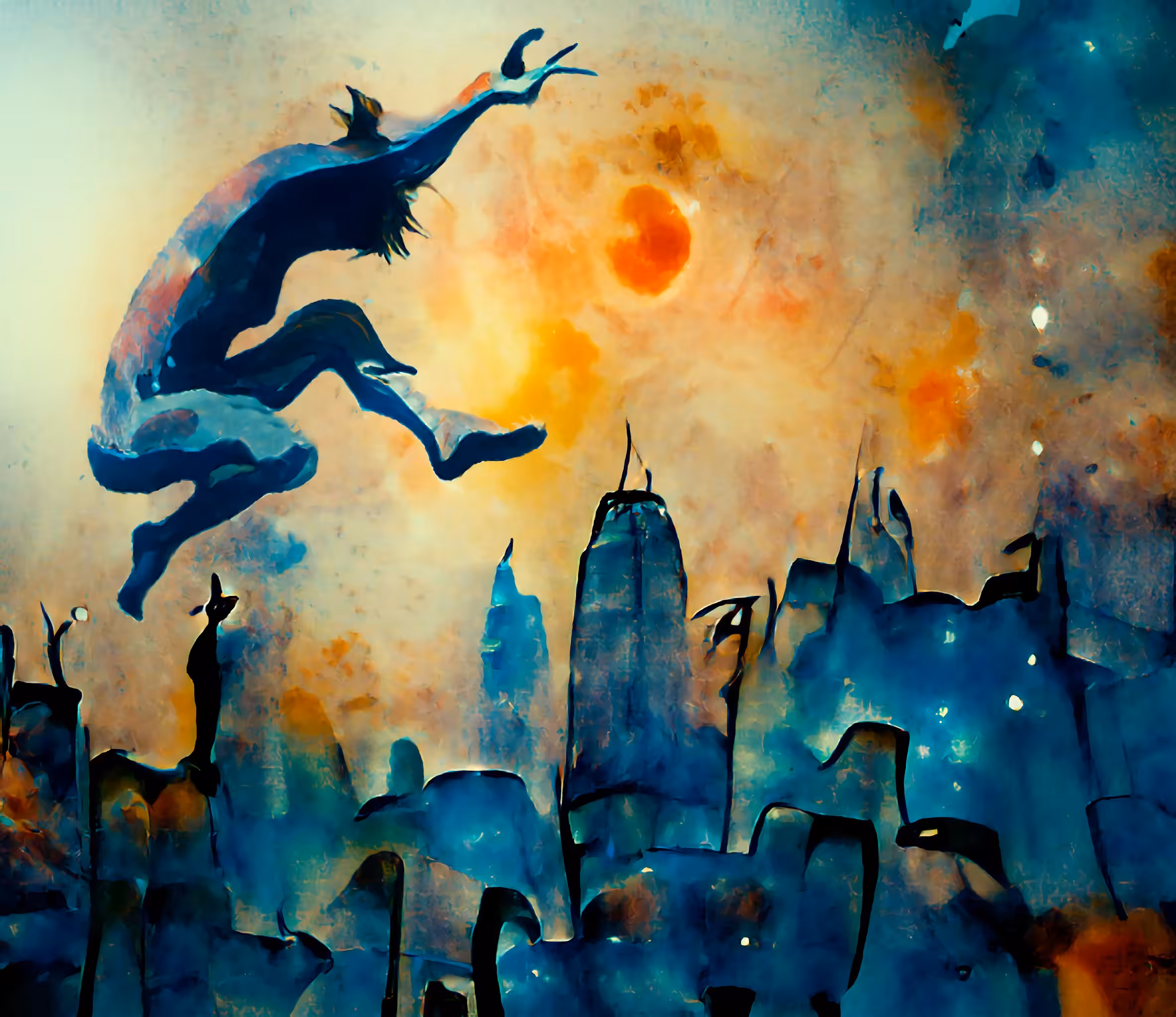 I have taken the leap from me to the dawn