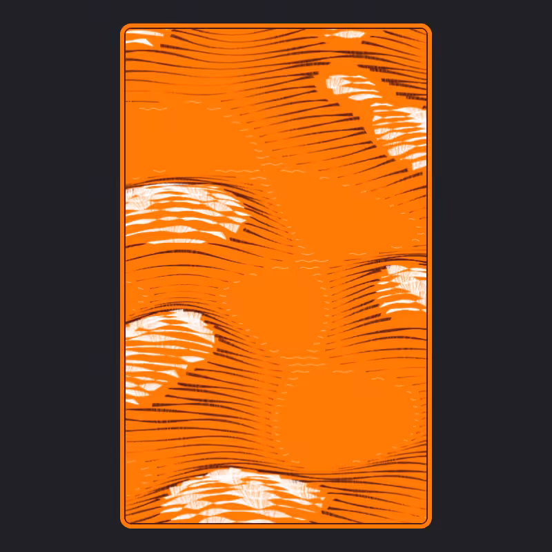 Topographic Playing Card #59