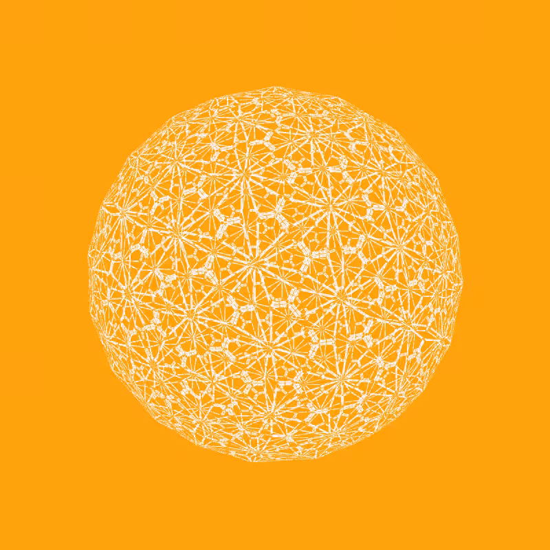 Digital Gothic: Spherical Tessellation #27