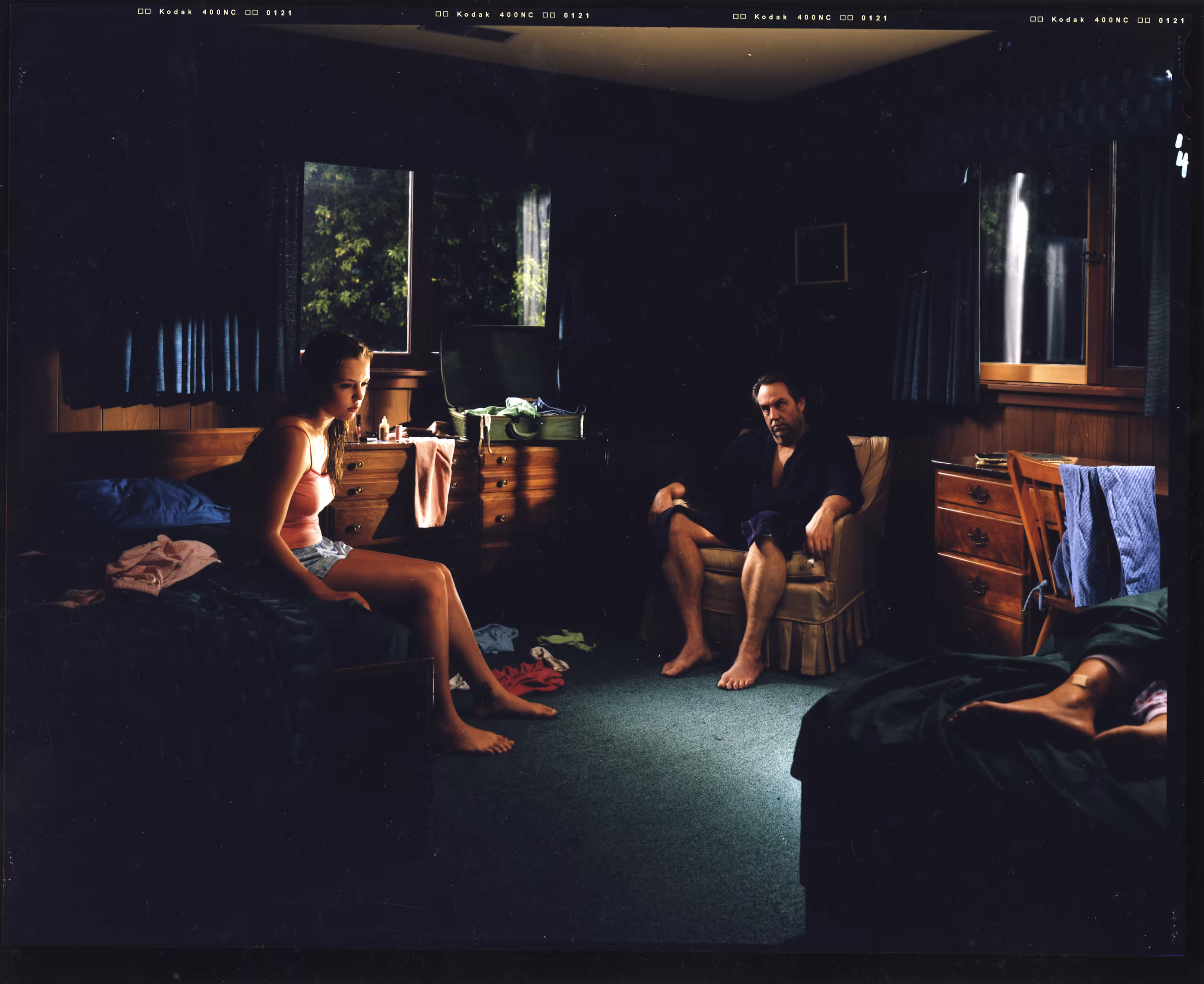 Dream House, 2002, [Father and Daughter] 8 x 10 Contact Print [No. 1]