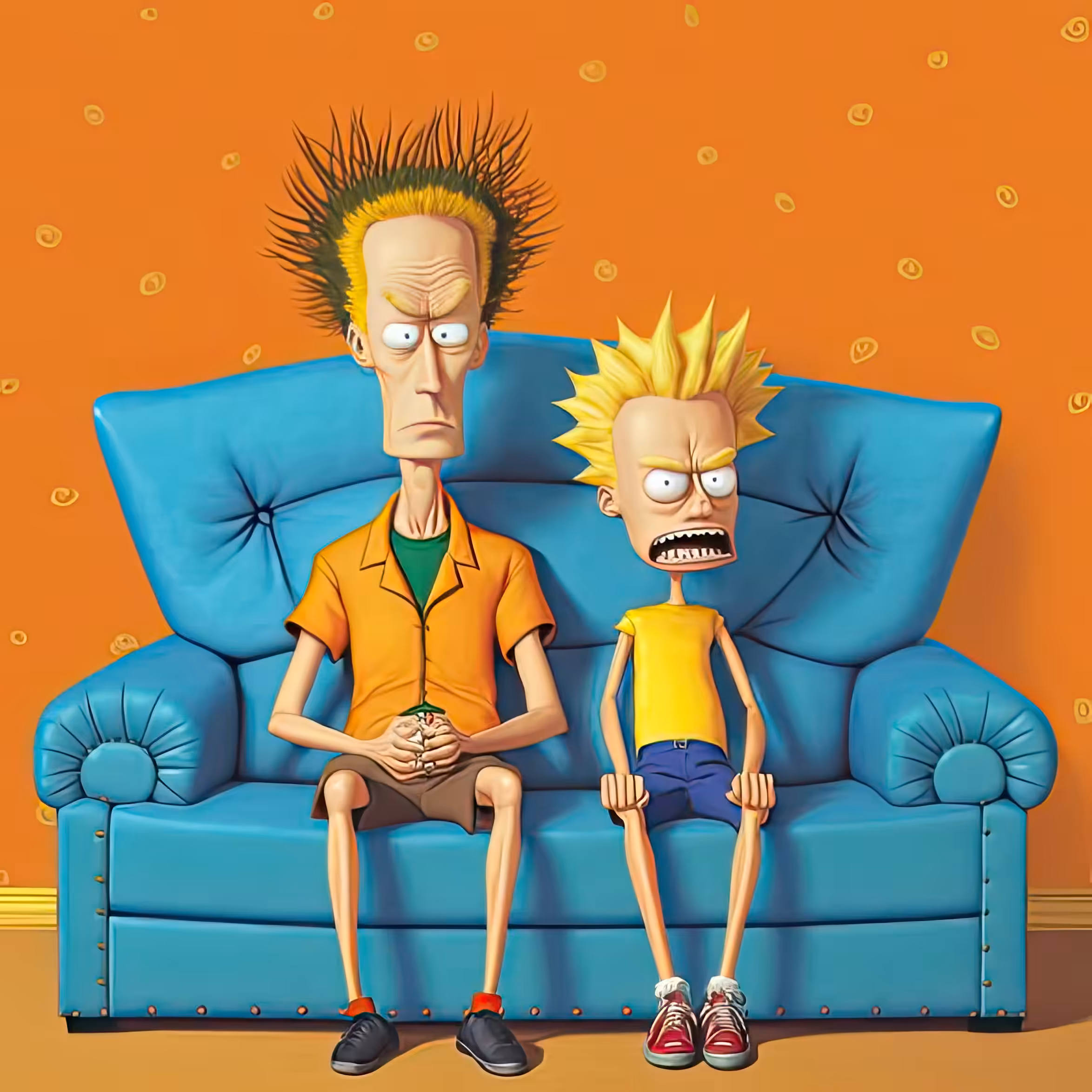 Two Dudes On A Couch
