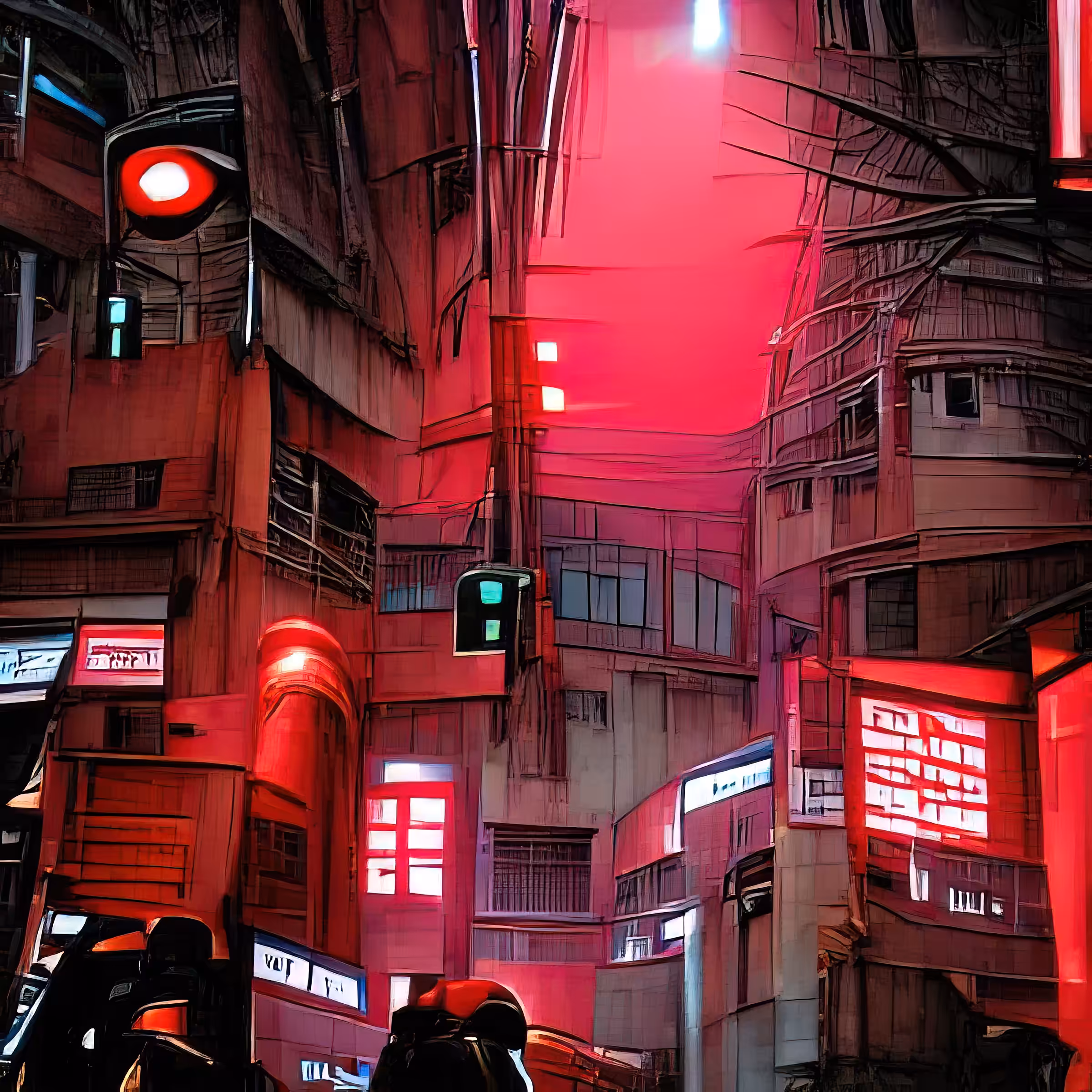 streets of cyberpunk city red light ZHNY0EAvFIikraxI8xp9