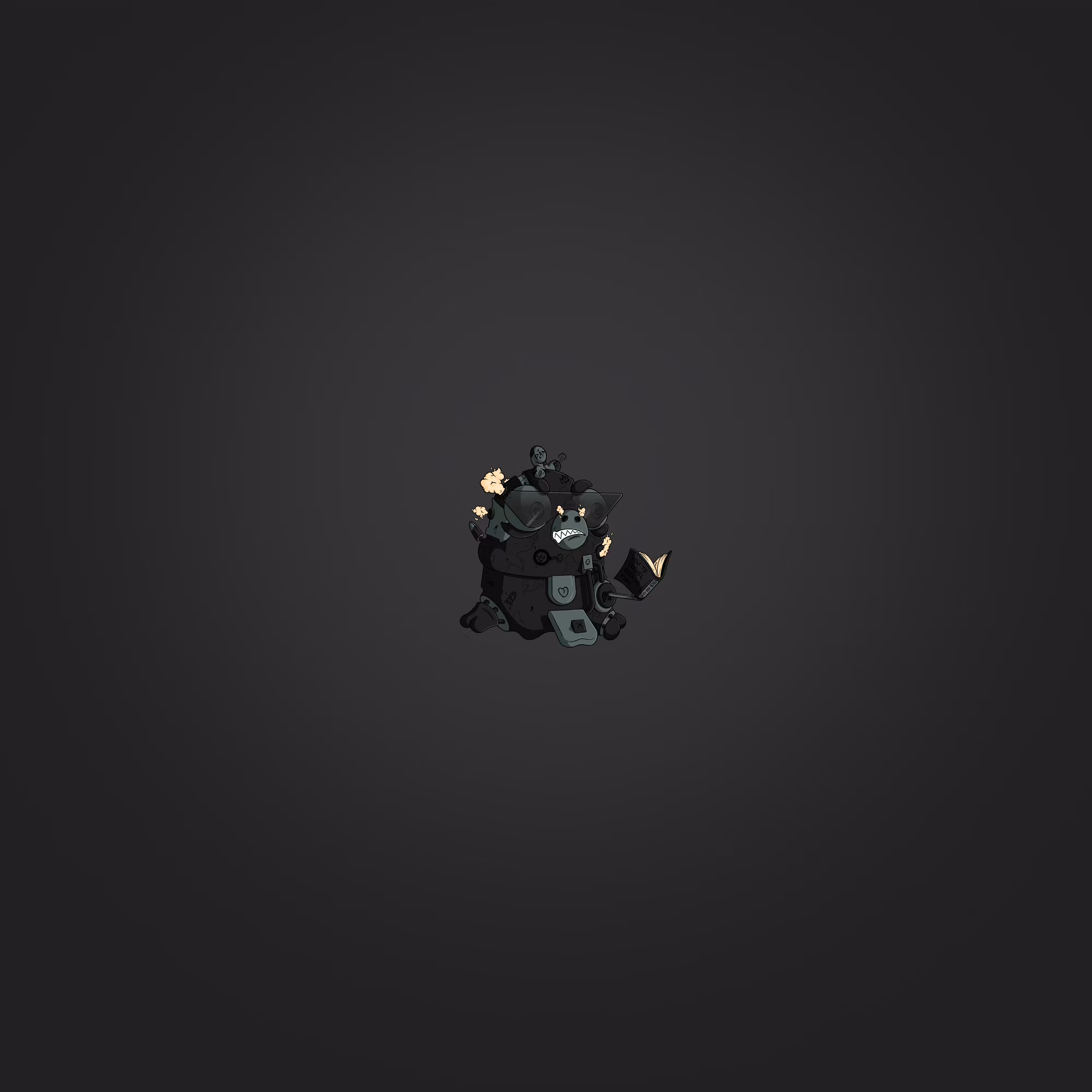 Squabble Heads: Black Plant