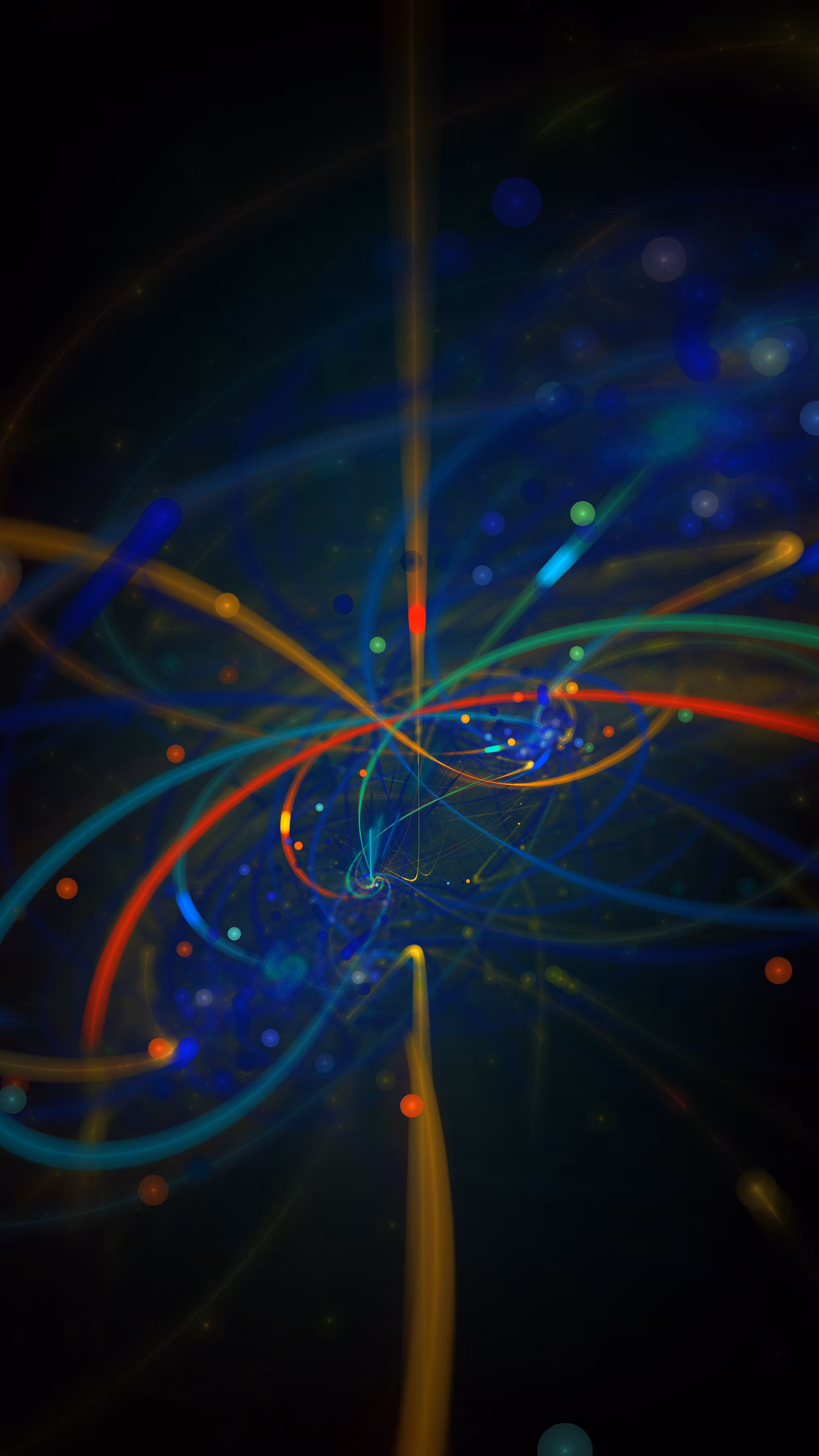 MxVoid Fractal Renders: Axial Arrangement