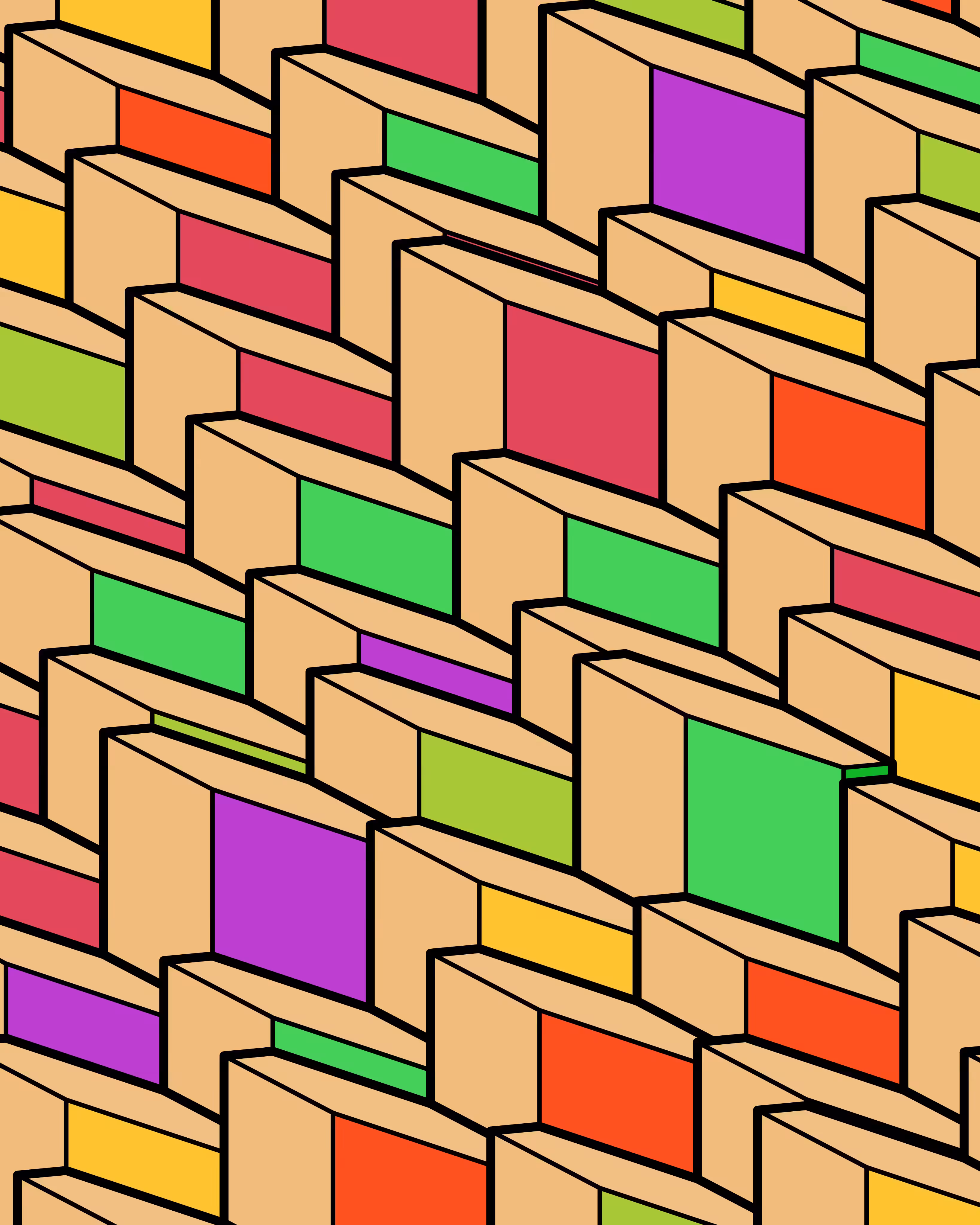 Hexagones Landscape #290
