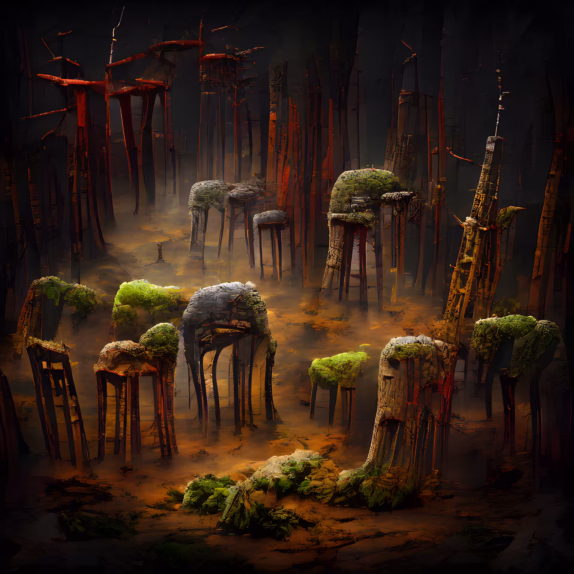 When the forest weeps