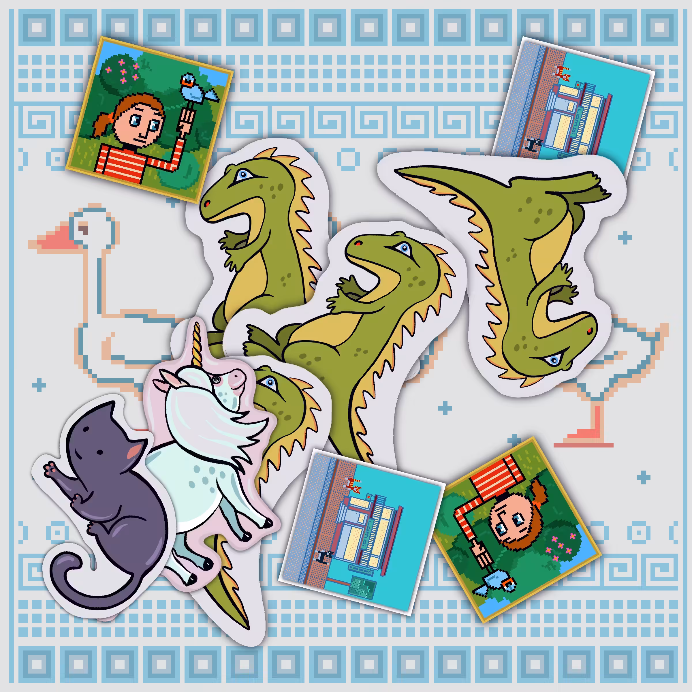 Pixel Memory & Sticker Collection