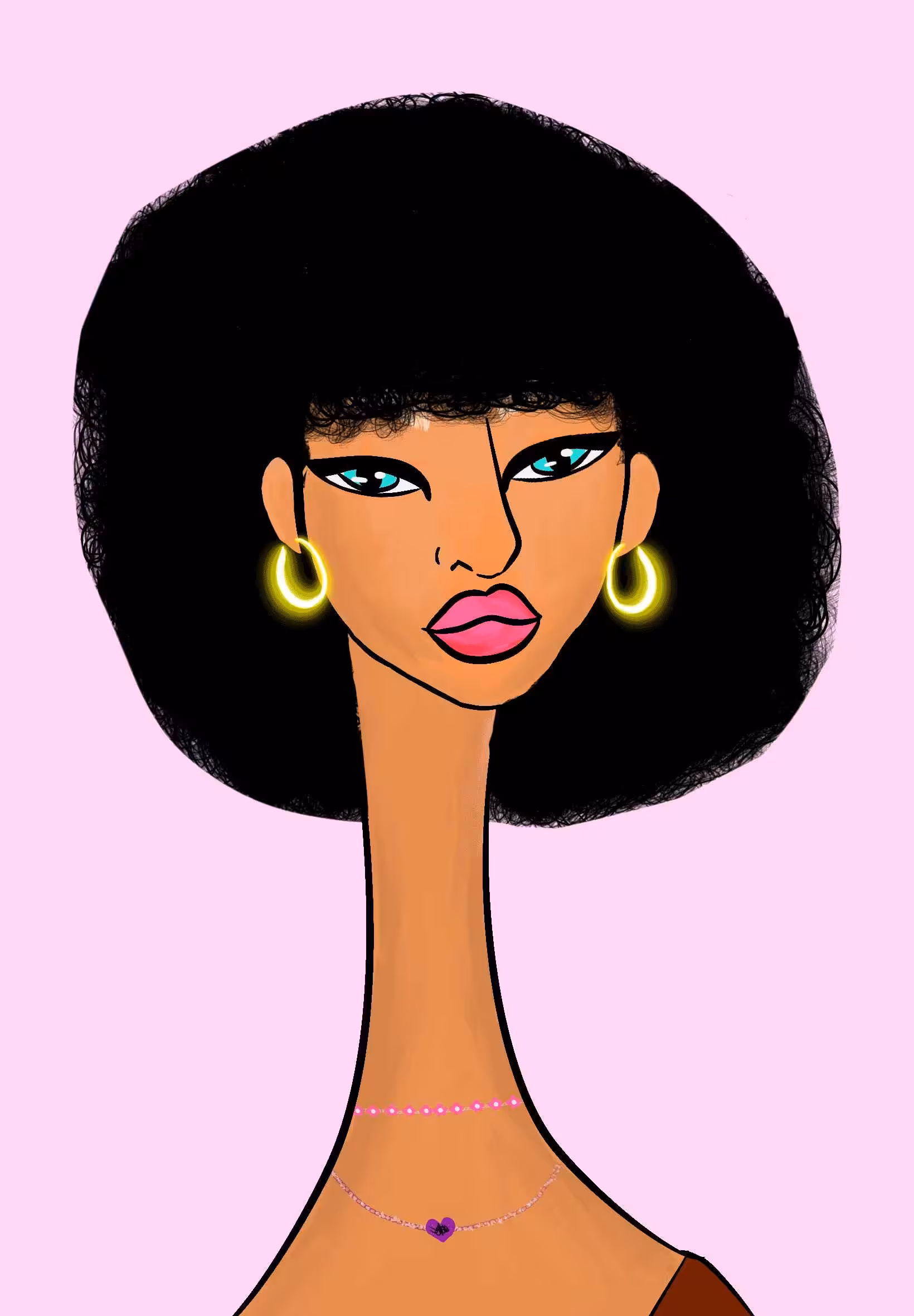 Long Neckie Ladies: Long Neckie Lady #1720