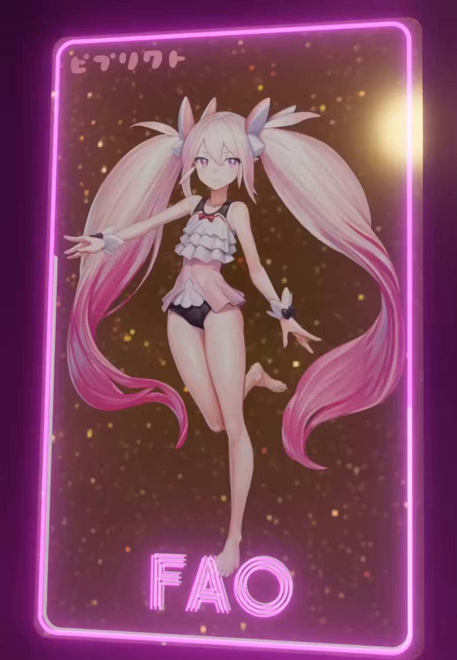 Fao's swimsuit style NFT - Confused version 1/1