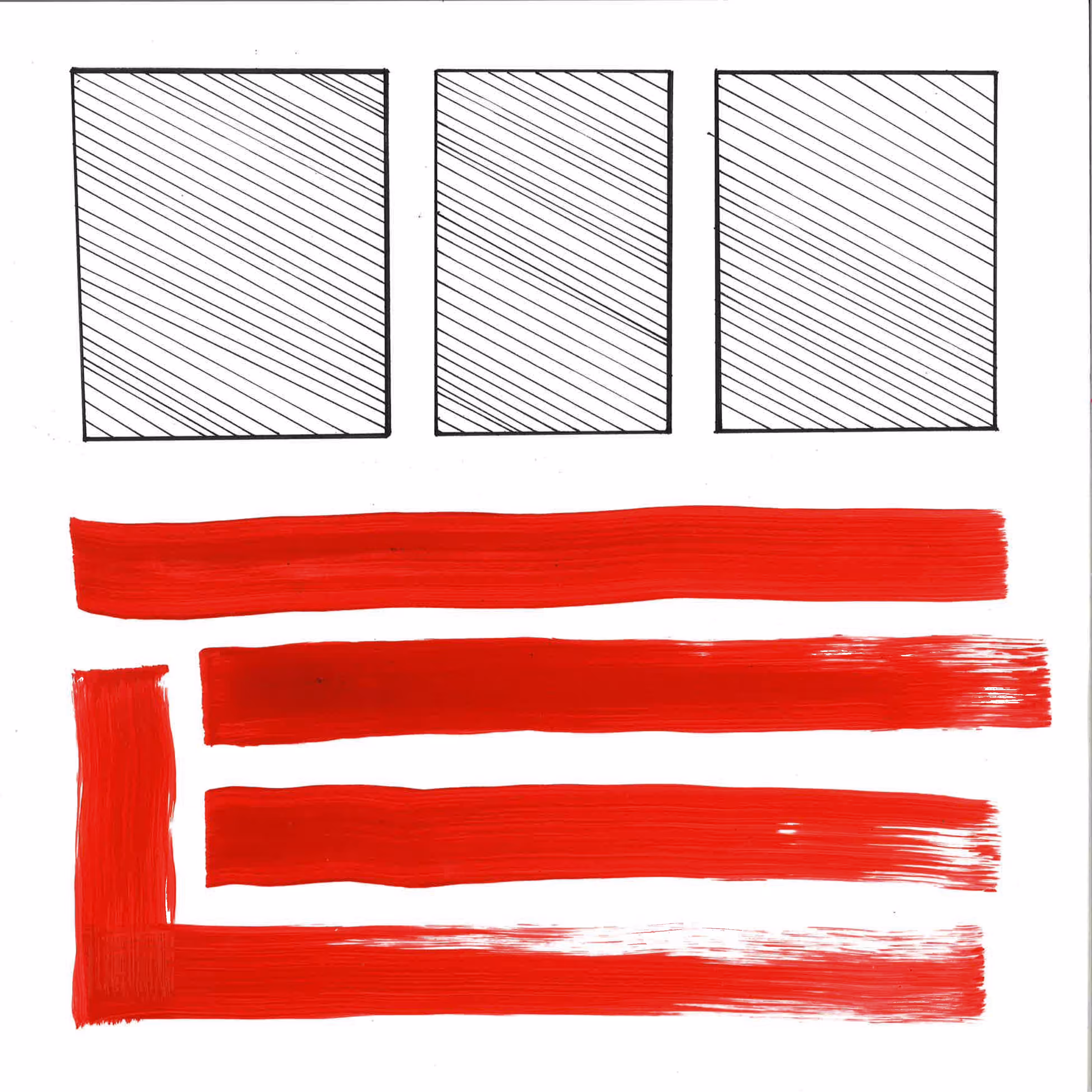 The Red Outside of the Box Variation II