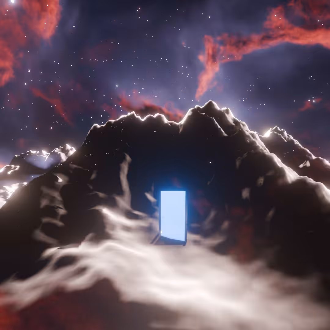 porte dans le cosmos