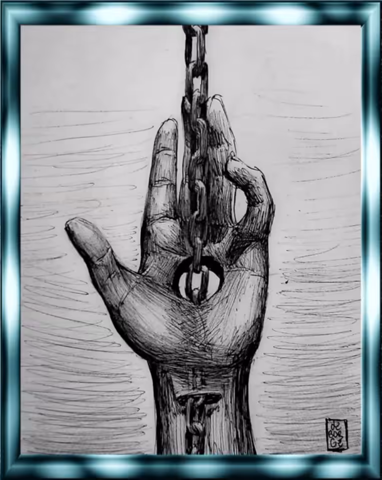 Chained Hand