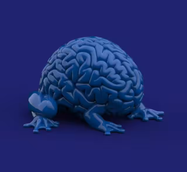 BLUE Jumping Brain