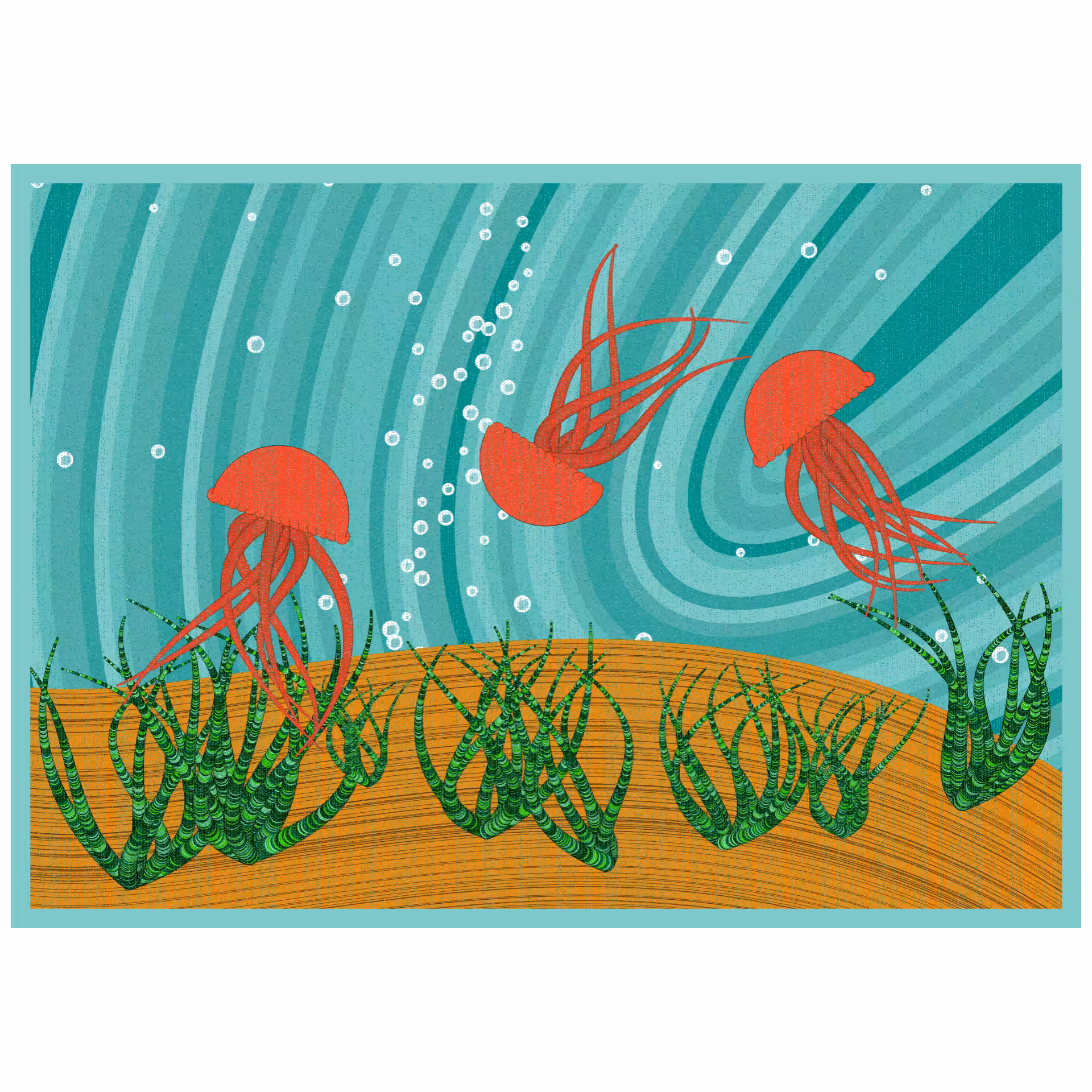 Bézier Aquarium 🦑 #70