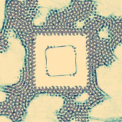 Deep Space Square from Outer Square - Shape 131K/2K #3