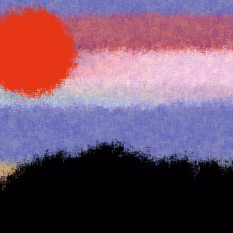 Sunset in memory #35