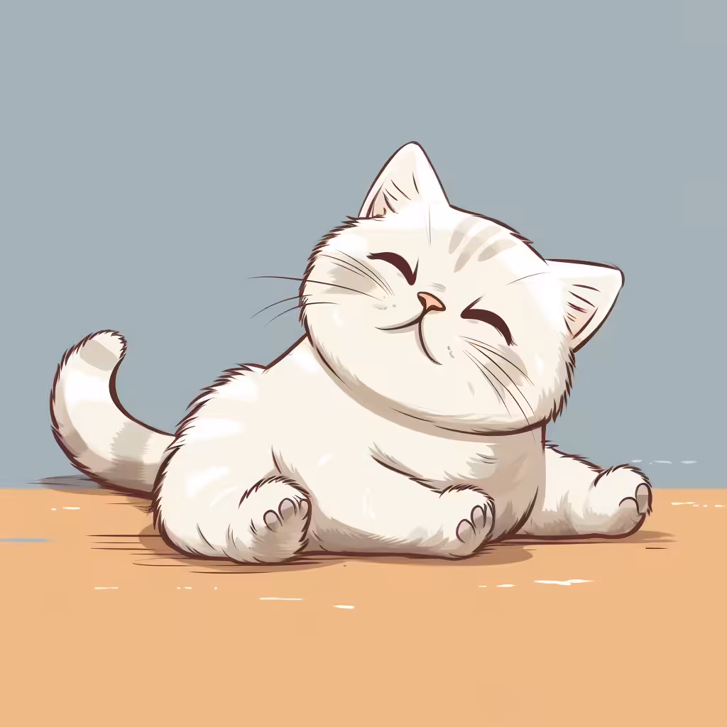 Fluffy cat
