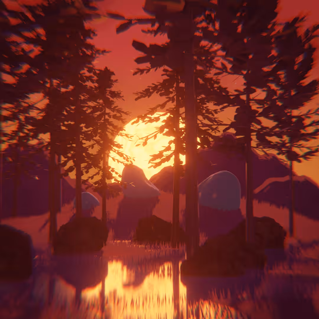 Sunset Forest 
