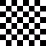 Thirtytwo Black Squares Moving Clockwise