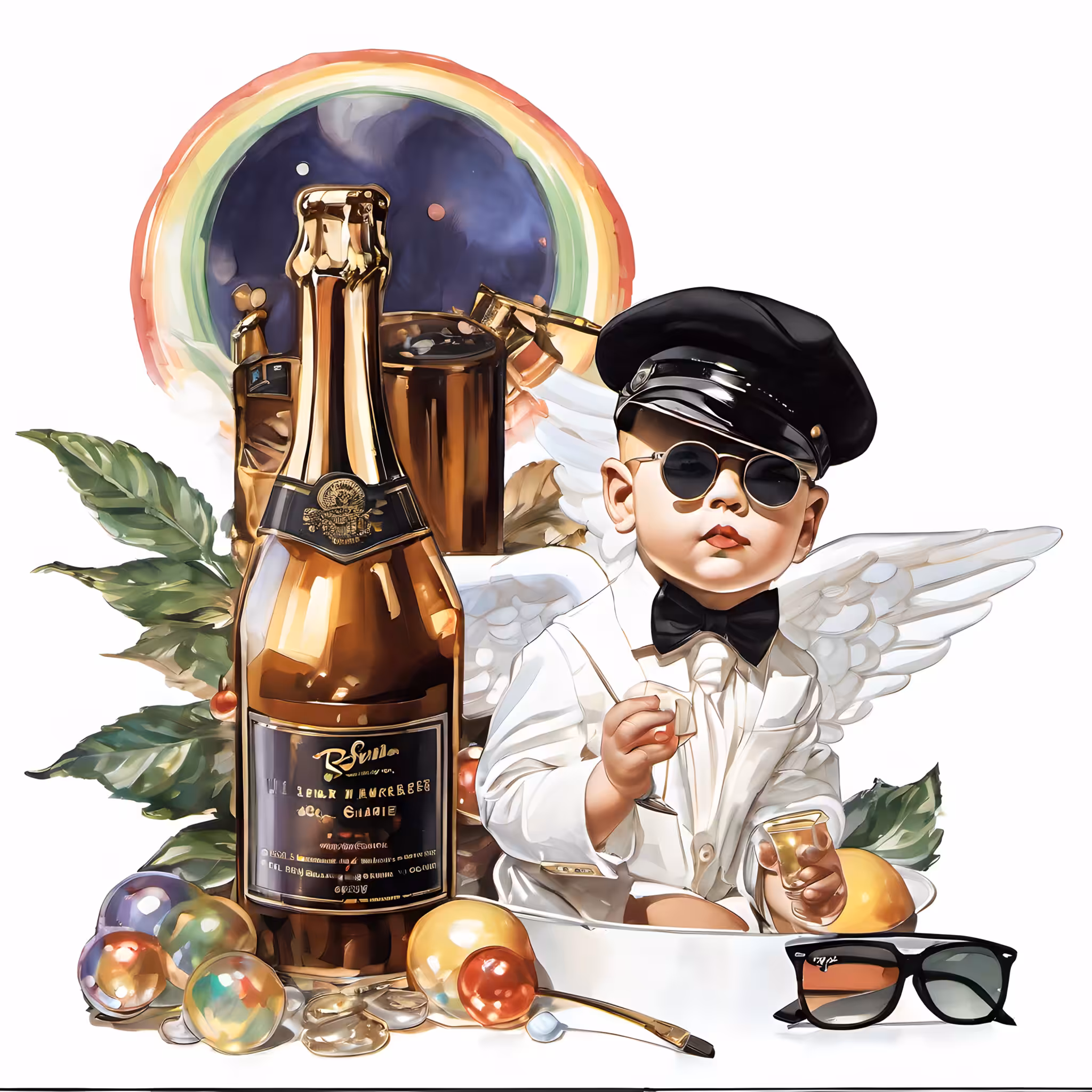 X-Ray Baby New Year (Leyendecker) #7
