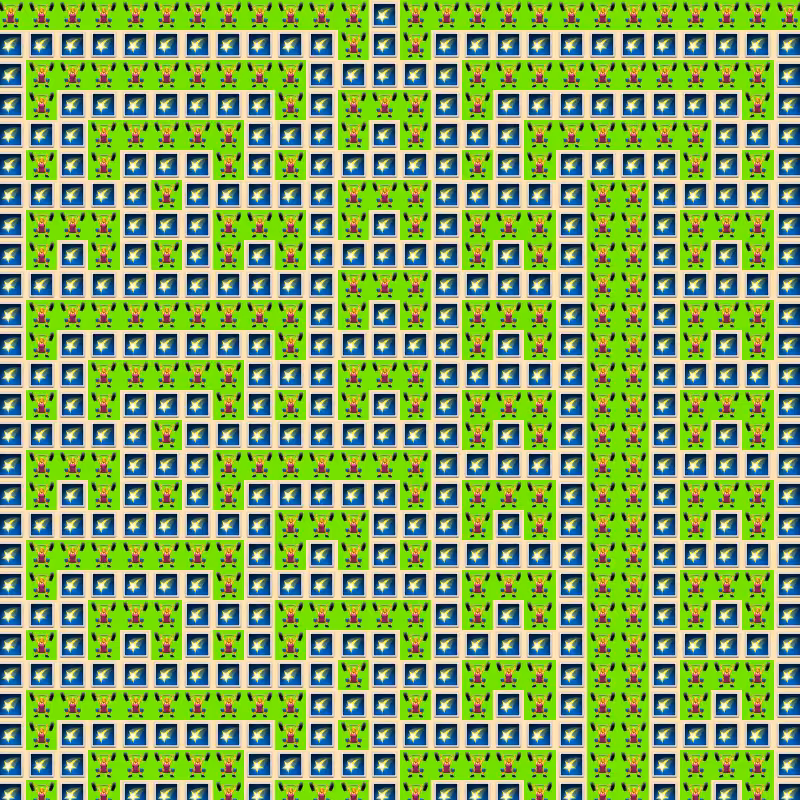 Elementary Cellular Emoji Automata #228