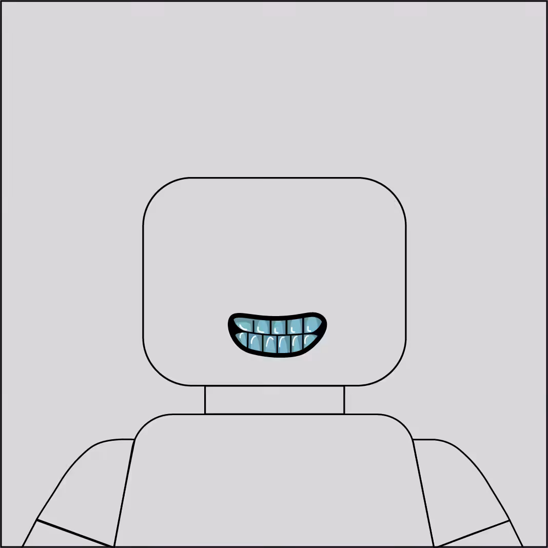 tzMiniFigs Trait Card: Mouth 4
