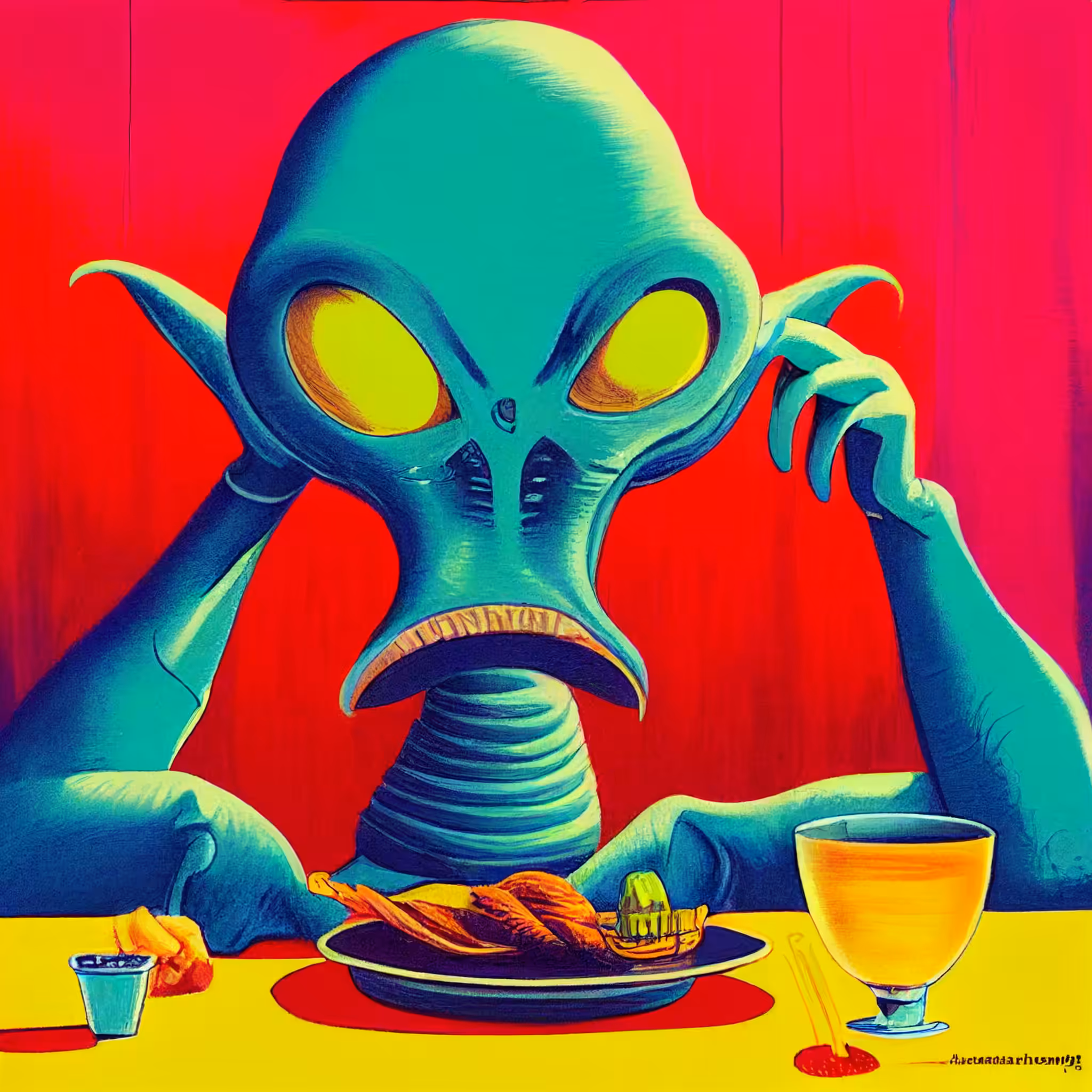 Alien's Dinner