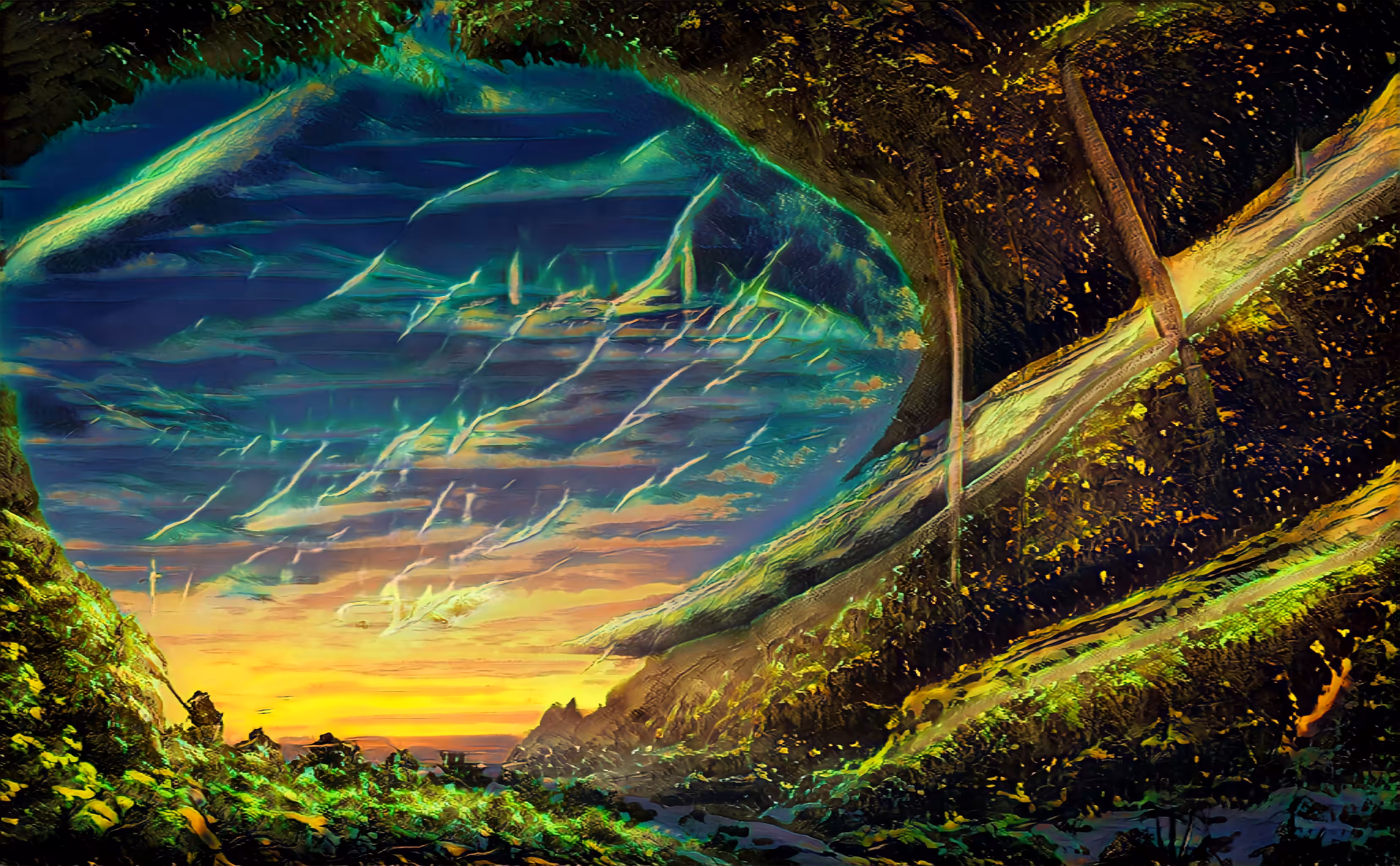 1000 unique Ai Generated Landscapes: AI Landscapes #0003 Amazing