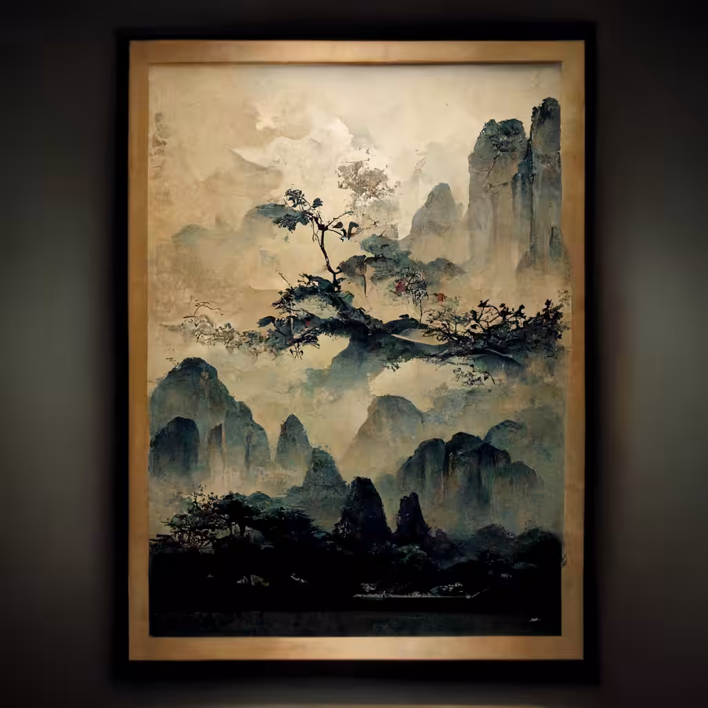 Mountains and trees #9