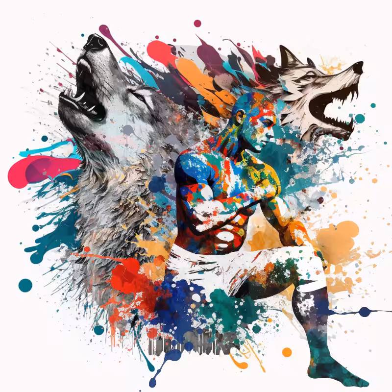 The Wolf and The Wrestler Bloke #8