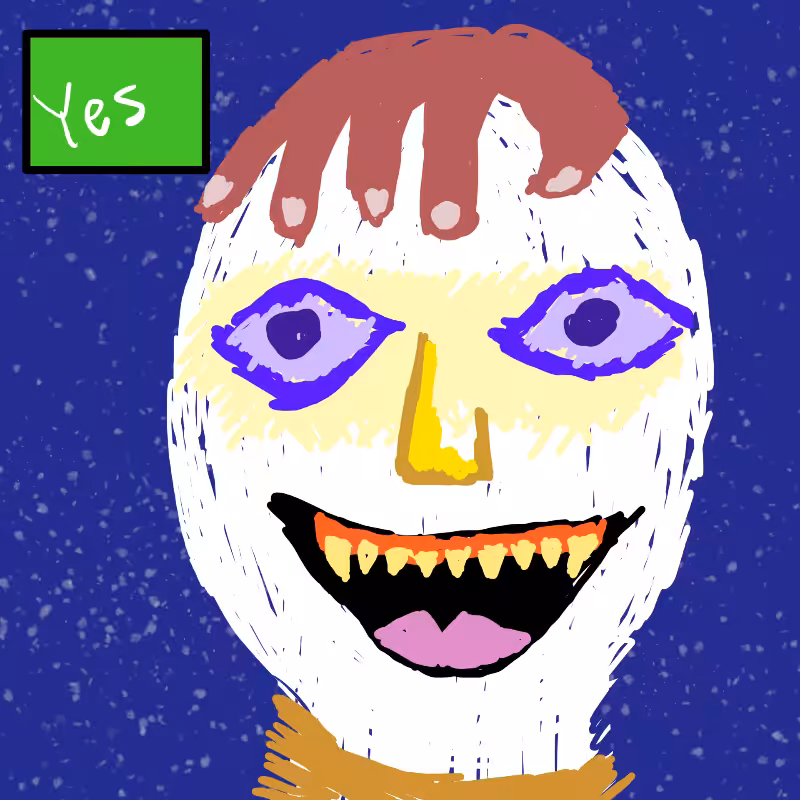 sCARY SNOWMAN #46