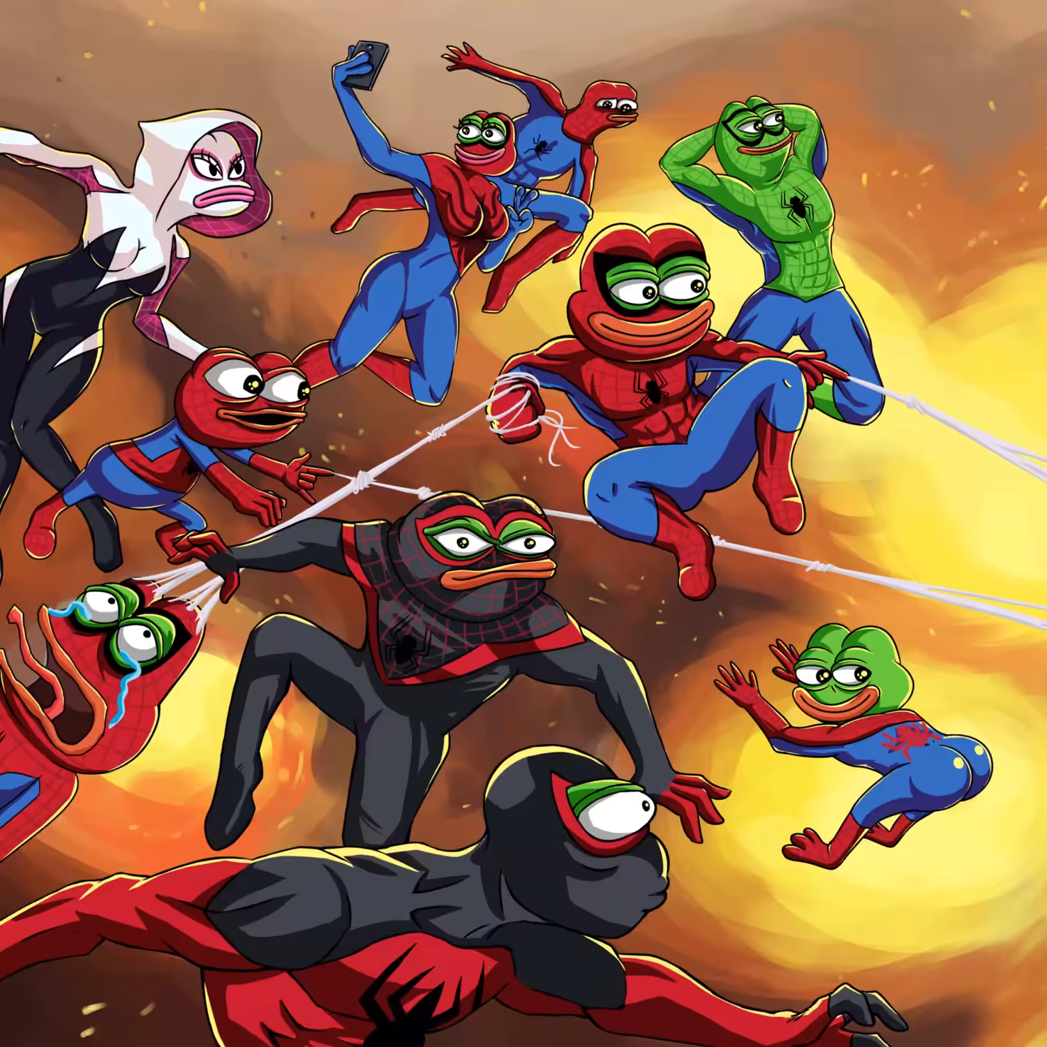 🐸🕷️Spider-Pepe Back to War🕷️🐸