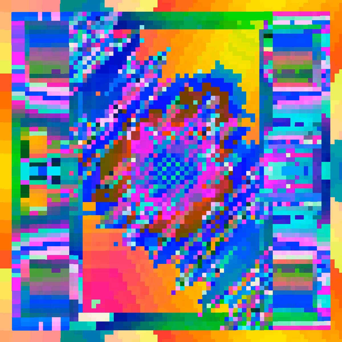 Psychedelic Dance of Pixels #26