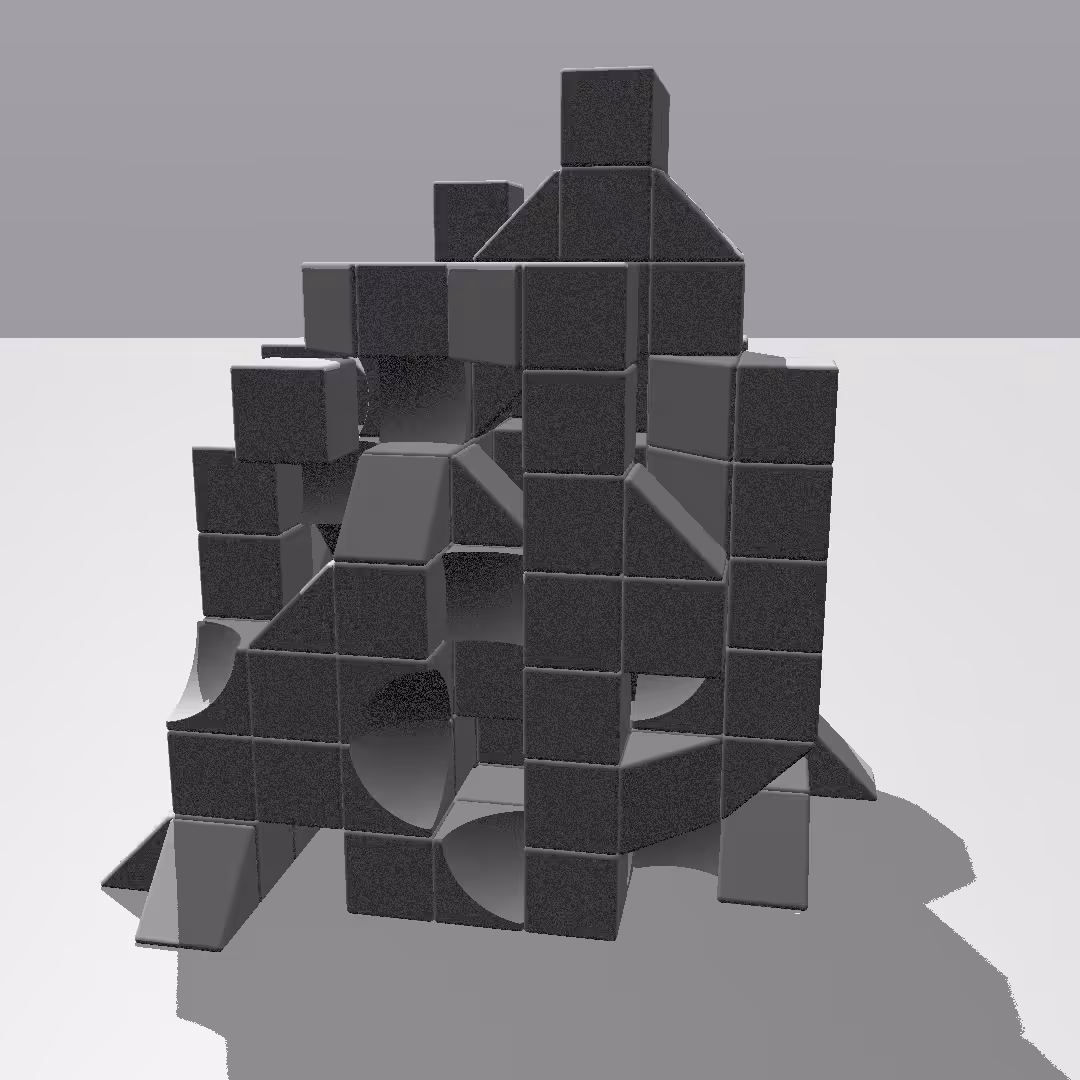 Abstract Ruins #100