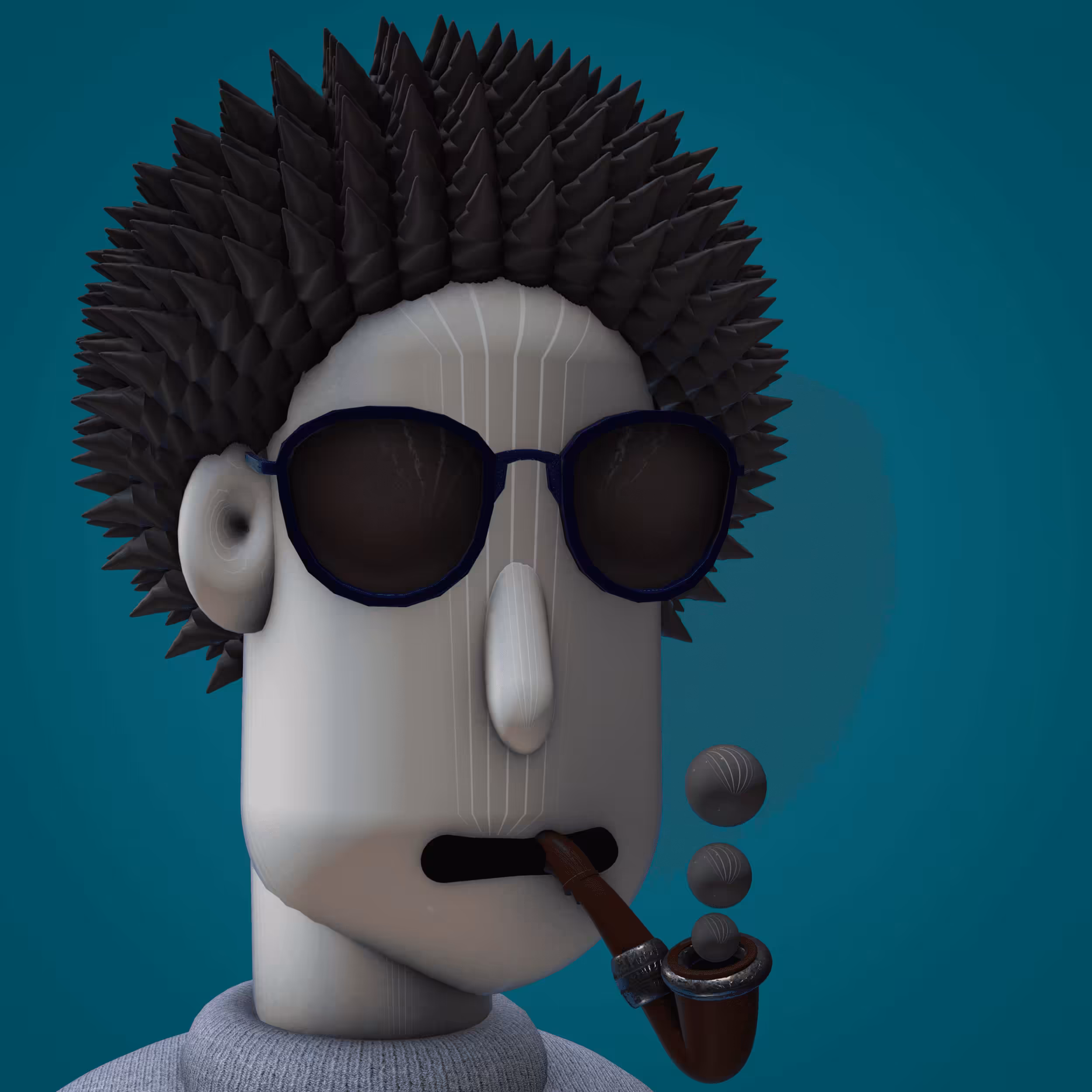 CryptoAvatar3D-047- Spikyguy