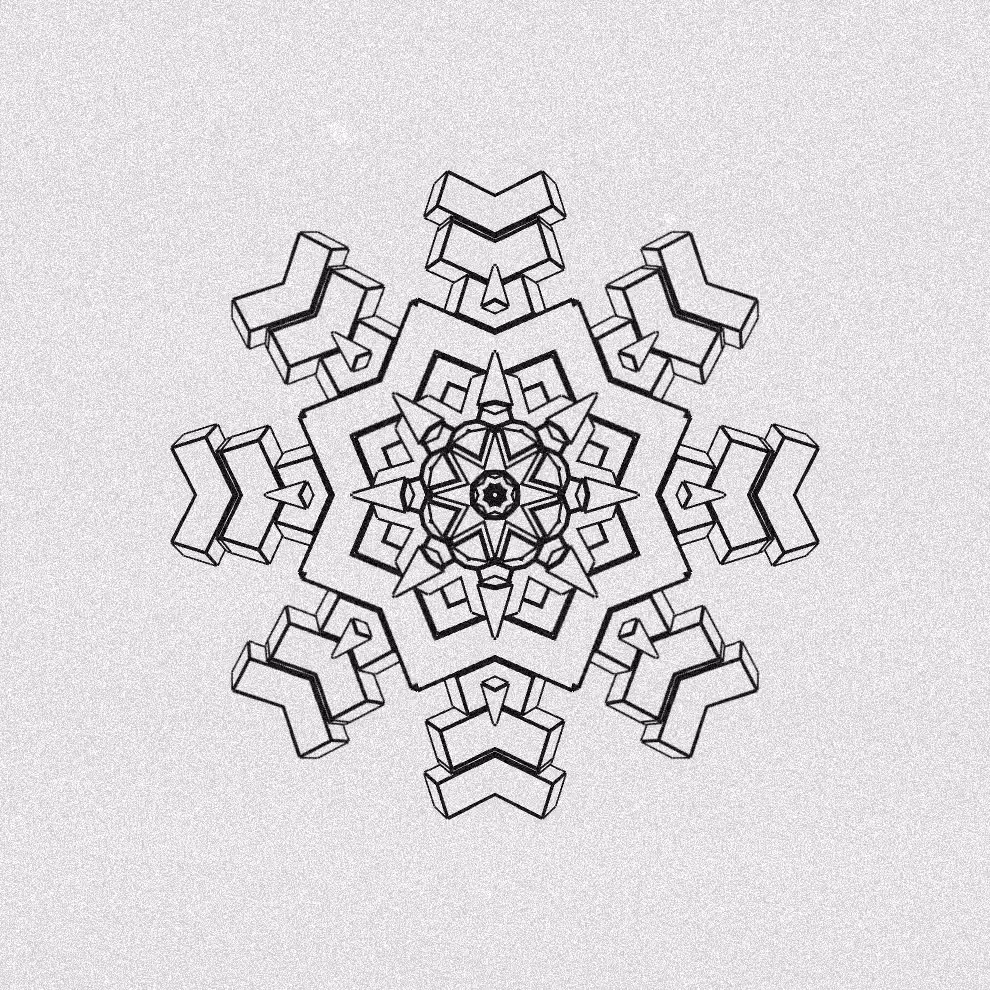Monochrome Kaleido #345