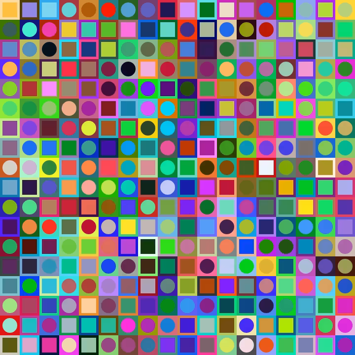 Square Dot Composition #19