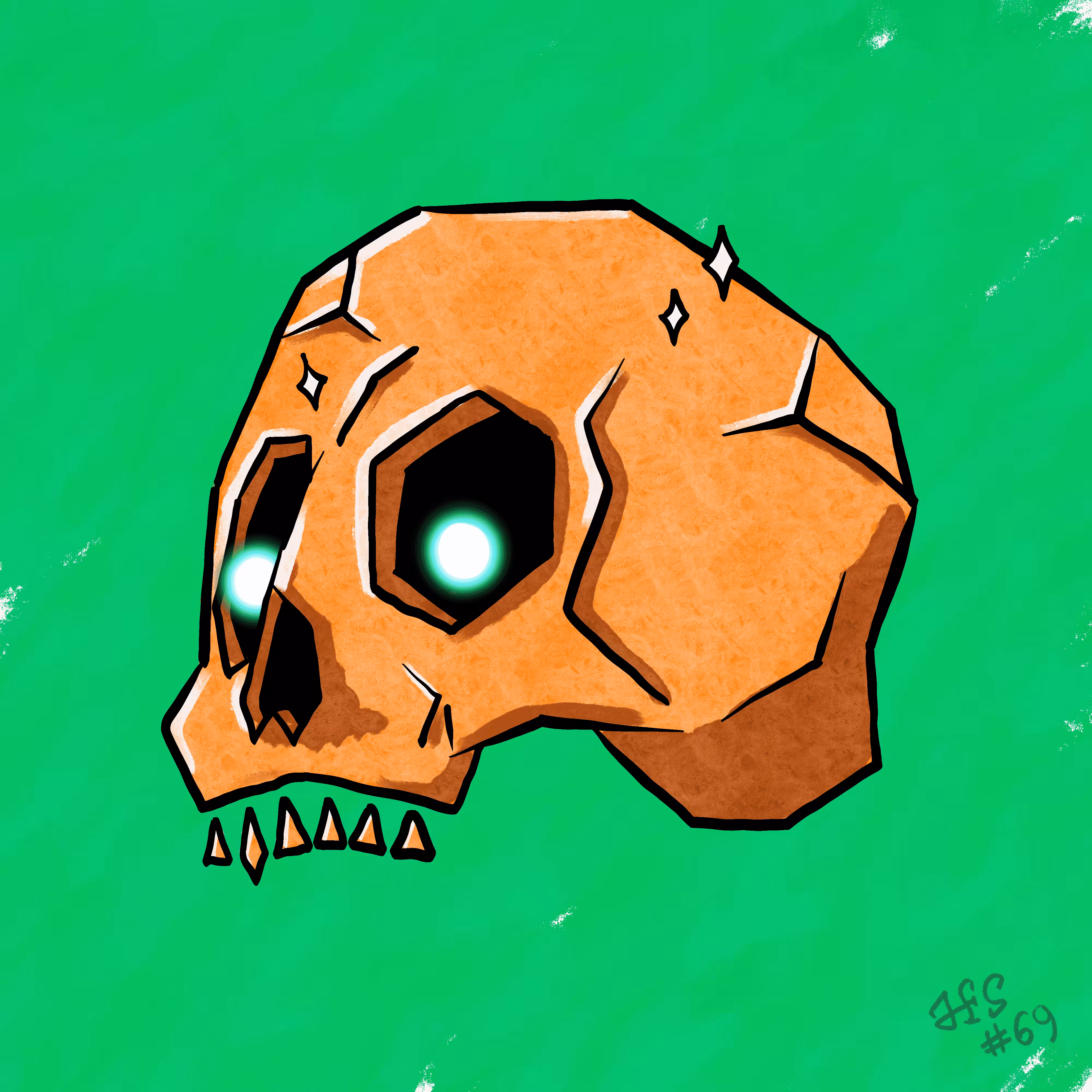 Almost Fancy Skull #69