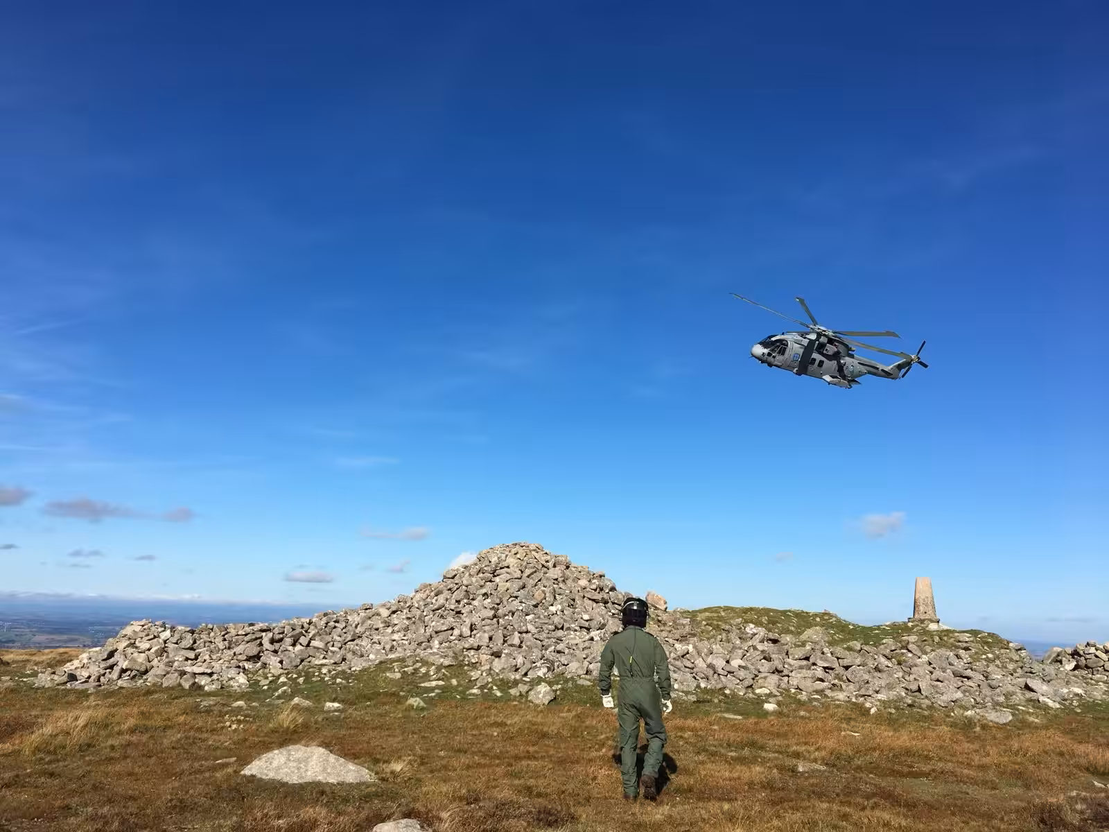 Helicopter inbound