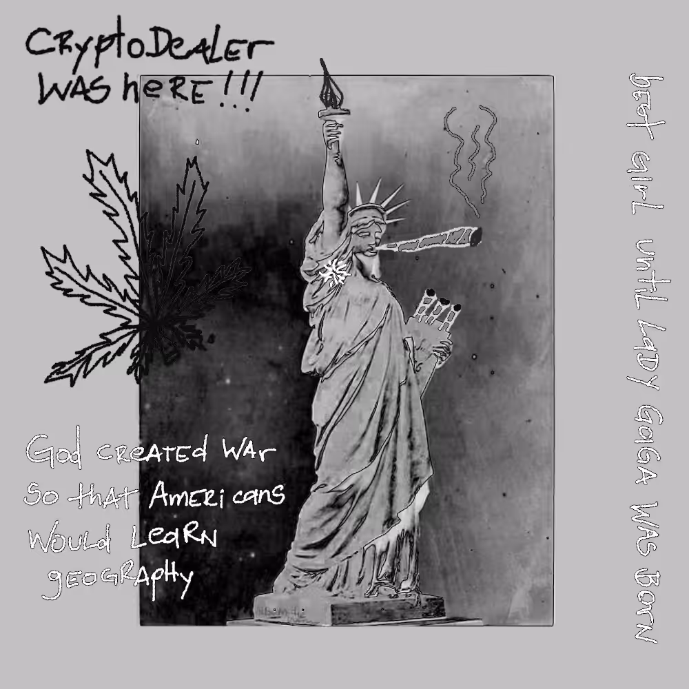 Crypto Dealer's Story II - 2nd Negative - Statue of Liberty