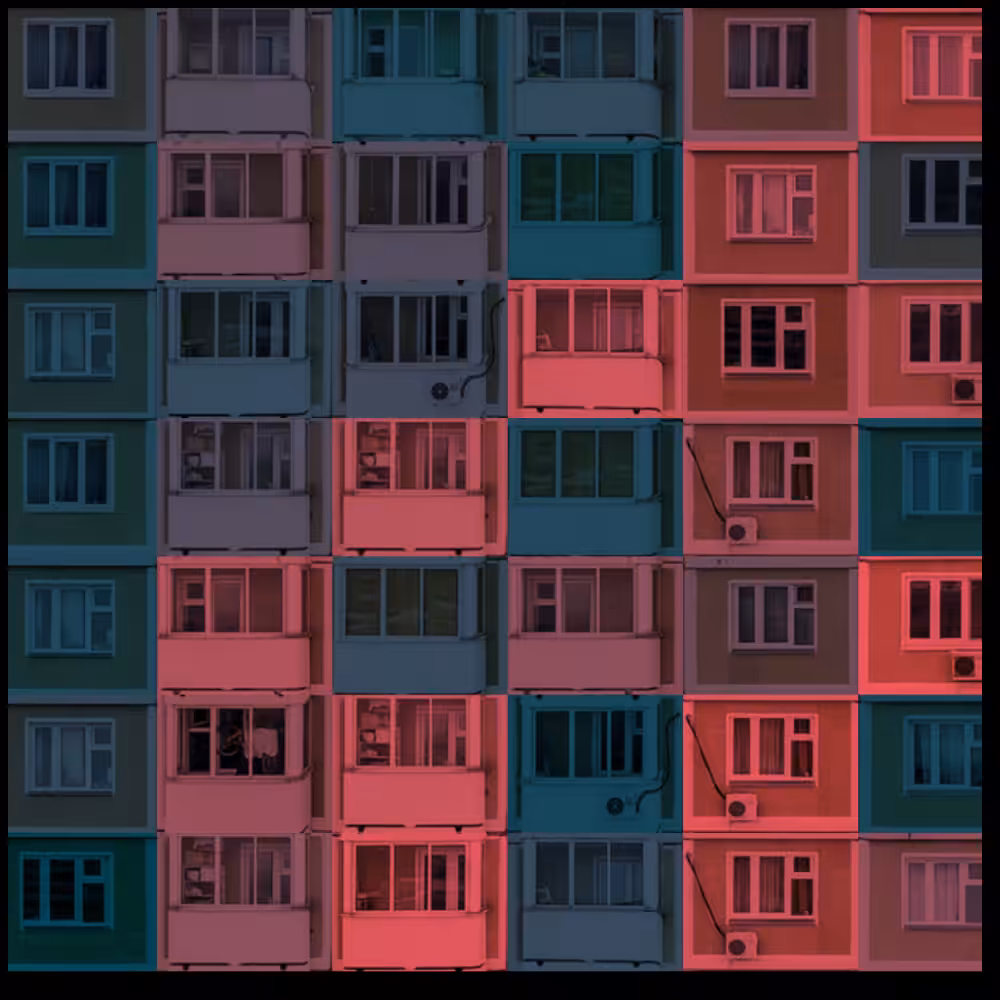 colorized-high-rise-building #12