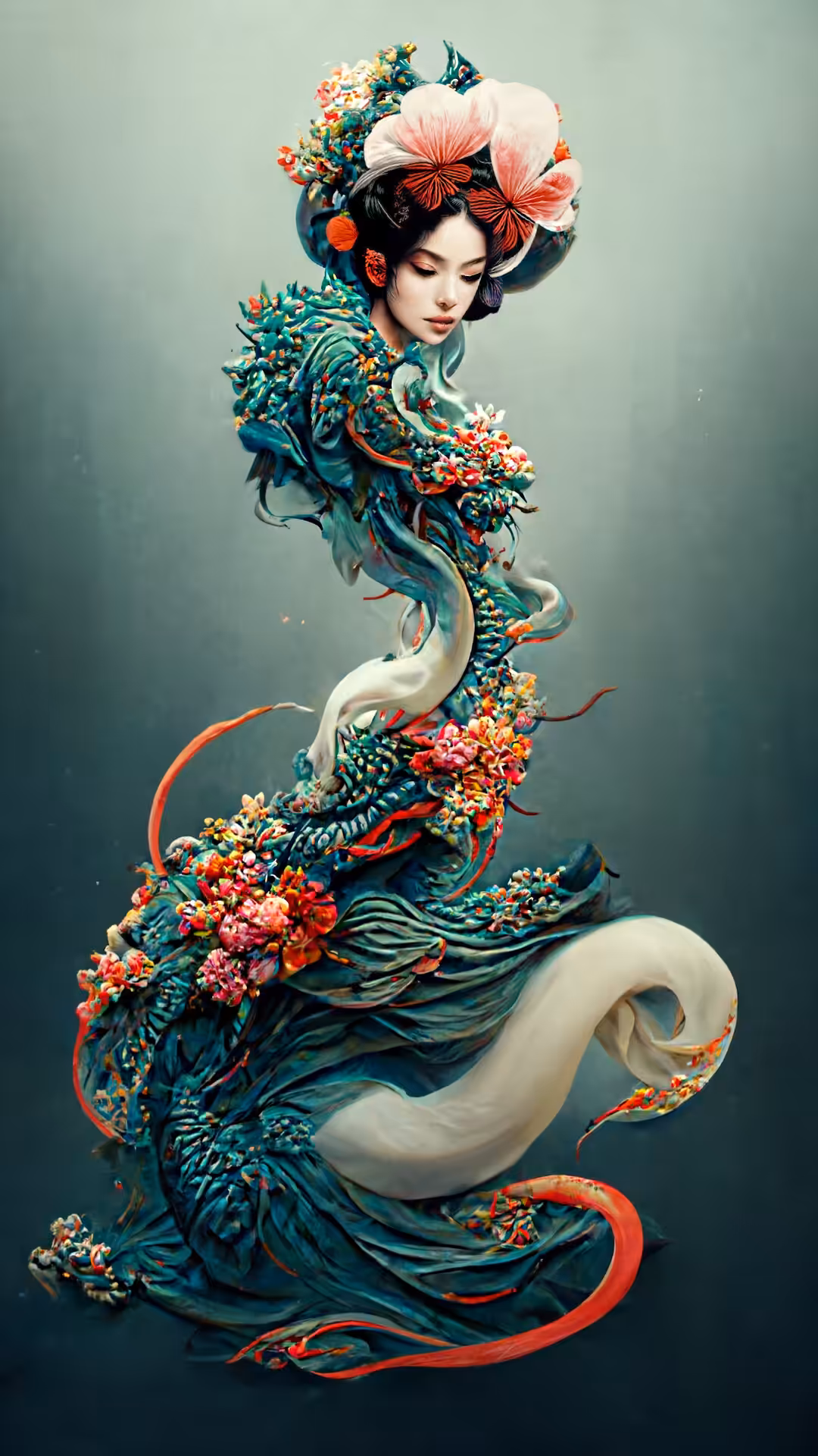 Benzaiten (騎龍弁財天)